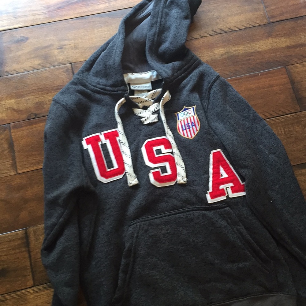 USA Hockey hooded pullover sweatshirt